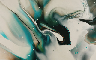 White blue swirl black white - abstract brush stroke free wallpaper for desktop