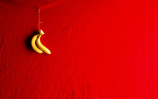 Red wall banana string christopher - a red wall free wallpaper