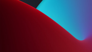 Red blue background curved shape - smooth gradient free wallpaper for desktop