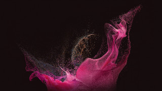 Pink flower wind black background - alberto seveso free wallpaper for desktop