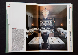 Magazine restaurant tables chairs chandelier - a magazine free wallpaper