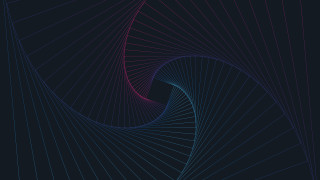 Colorful abstract night vector curves - the dark night time free wallpaper