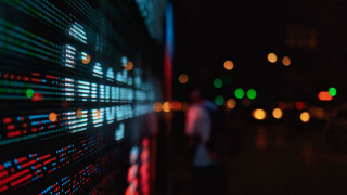 Night cityscape bokeh automatiste shallow - many light free wallpaper