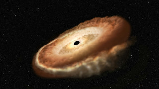 Black hole sky space illustration - a black hole free wallpaper