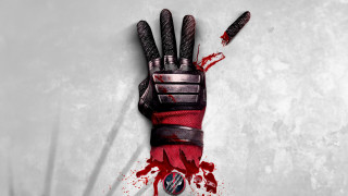 Hand glove ring blood knife - a hand free wallpaper