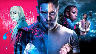 City neon cyberpunk people glowing - cyberpunk free wallpaper