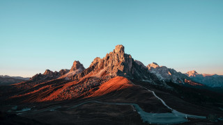 Mountain range road snow mountain - carlo carlone free wallpaper