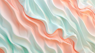 Colorful wavy gradient 3d water - hue free wallpaper