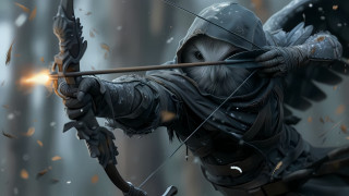 Fantasy archer bird armor ember - clint cearley free wallpaper