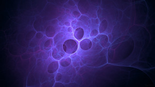 Purple circles black blue hologram - plasma free wallpaper