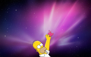 Cartoon character pink object purple - the sky behind free wallpaper
