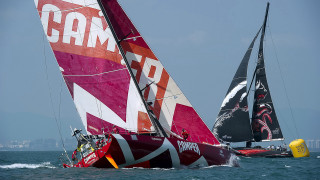 Boats yellow buoy ocean sails - camille bouvagne free wallpaper