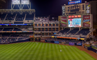 Baseball stadium night cityscape tokyo - a baseball field free wallpaper