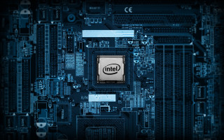 Intel processor motherboard cityscape 4k - free technology wallpaper for desktop