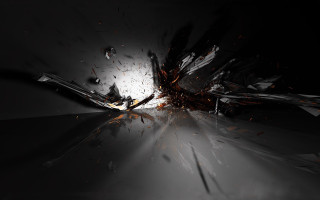 Broken glass light raytraced octane - edward dugmore free wallpaper