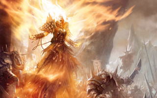 Fire armor battle embers flame - armor free wallpaper