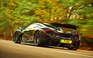 Black sports car hood up 11 - a hood free wallpaper