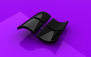 Black object purple background shadow - a black object free wallpaper