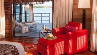 Living room red couch chair 2 - a lamp free wallpaper for desktop