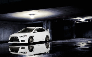 White car parking garage reflective - reflective free wallpaper for desktop