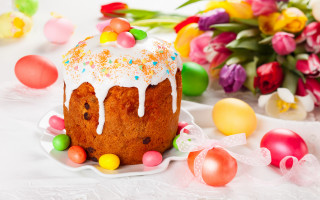 Cake sprinkles flowers plate food - egg free wallpaper