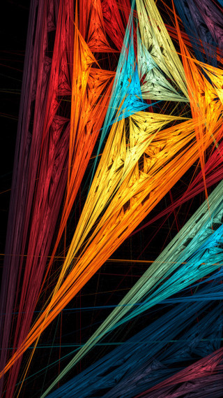 Colorful abstract background starburst lines - brazier free wallpaper for mobile