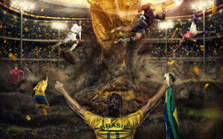 Stadium celebration fireworks city night - a stadium free wallpaper