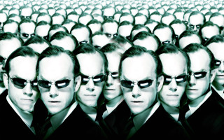 Men suits sunglasses surreal neo - surreality free wallpaper