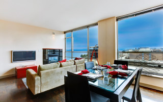 Living room couch tv window 2 - a large window free wallpaper