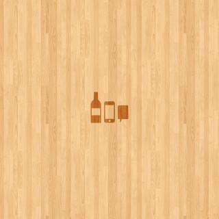 Wooden floor bottle speaker speech - free technology wallpaper for tablet