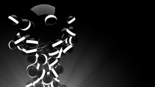Black white vase light side - ambient occlusion free wallpaper