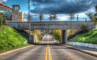 Bridge sign wrence university sky - academic free wallpaper