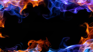 Colorful smoke abstract fire pokemon - a matte painting free wallpaper