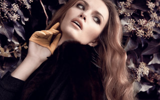 Woman long hair fur coat - constanceanne parker free wallpaper