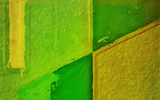 Green yellow wall geometric abstract - cubist free wallpaper