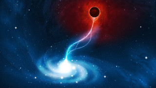 Blackhole blue spiral red center - christopher balaskas free wallpaper