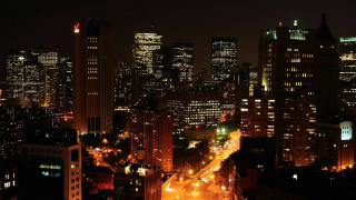 City lights night bridge fireworks - the city free wallpaper