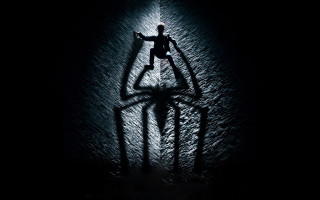 Person spider man river night - a flashlight free wallpaper for desktop