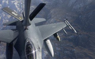 Fighter jet mountain range daytime - charles martin free wallpaper for desktop