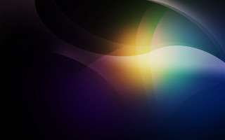 Black rainbow white circle abstract - smooth gradient free wallpaper