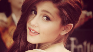 Woman long hair white dress 15 - smiling free wallpaper