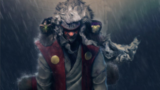 Rainy man bird fantasy digital - a man in a costume free wallpaper for desktop