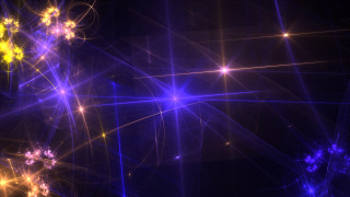 Colorful abstract lights stars holography - many light free wallpaper