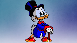 Cartoon tophat cane old male - carl barks free wallpaper