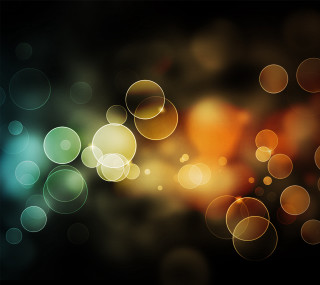 Blurry black background circles image - volumetric free wallpaper for tablet