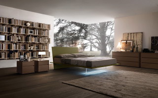Bedroom trees window dosso dossi - ambient light free wallpaper
