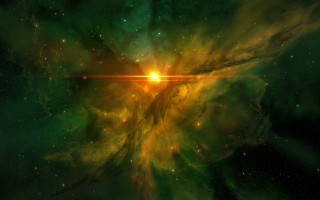 Star planet galaxy neon space - star and dust free wallpaper