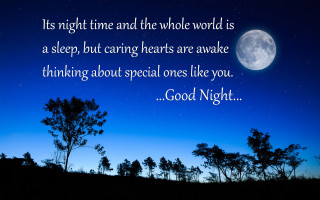 Nighttime world asleep silent peaceful - special free wallpaper
