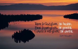 Lake sunset john wotton quote - inspirational free wallpaper