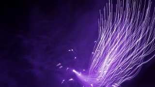 Purple plane lights sky fireworks - purple free wallpaper